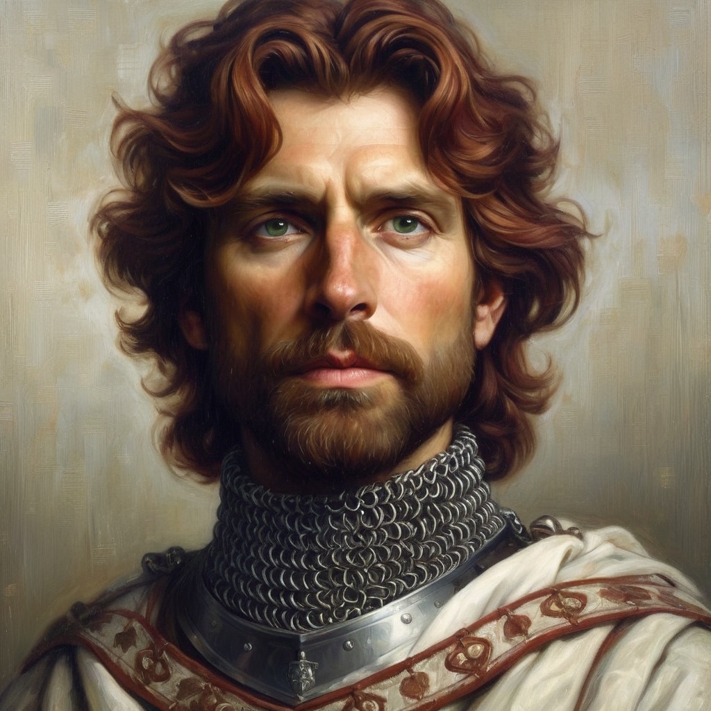 Porträtbild des Abtmarschalls des Wahrerordens Brin von Rhodenstein.