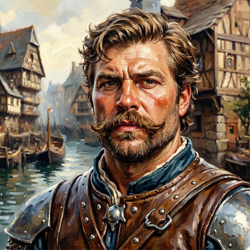 Norgrimm von Fuchsfell, Herold des Herzogtums Weiden und Landvogt von Herzoglich Mauterndorf in der Grafschaft Sichelwacht